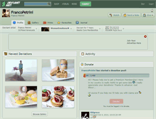 Tablet Screenshot of francopetrini.deviantart.com