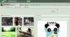 Desktop Screenshot of ninatayune.deviantart.com