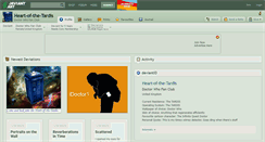 Desktop Screenshot of heart-of-the-tardis.deviantart.com