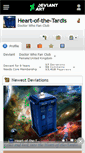 Mobile Screenshot of heart-of-the-tardis.deviantart.com