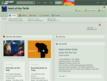 Tablet Screenshot of heart-of-the-tardis.deviantart.com
