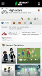 Mobile Screenshot of high-score.deviantart.com