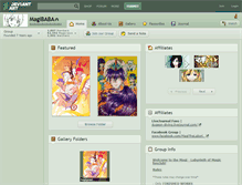 Tablet Screenshot of magibaba.deviantart.com
