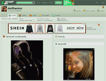 Tablet Screenshot of aletphantom.deviantart.com