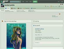 Tablet Screenshot of jezebel-polizia.deviantart.com