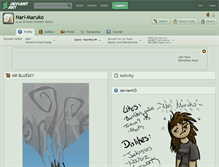 Tablet Screenshot of nari-maruko.deviantart.com
