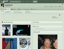 Tablet Screenshot of luisdarklord.deviantart.com