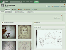 Tablet Screenshot of dewayneyoung.deviantart.com