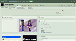 Desktop Screenshot of der-feuer-engel.deviantart.com