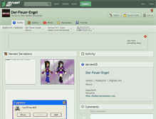 Tablet Screenshot of der-feuer-engel.deviantart.com