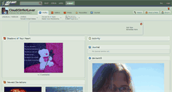 Desktop Screenshot of cloudxstrifexlover.deviantart.com