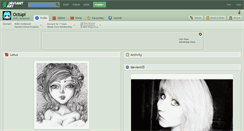 Desktop Screenshot of octupi.deviantart.com