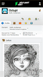 Mobile Screenshot of octupi.deviantart.com