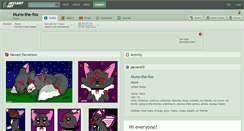 Desktop Screenshot of muno-the-fox.deviantart.com