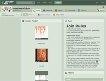 Tablet Screenshot of manhwa-club.deviantart.com