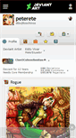 Mobile Screenshot of peterete.deviantart.com