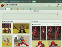 Tablet Screenshot of deadpoolandfriends.deviantart.com