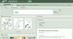 Desktop Screenshot of le-hollow.deviantart.com