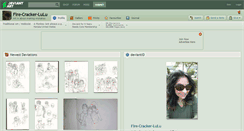 Desktop Screenshot of fire-cracker-lulu.deviantart.com