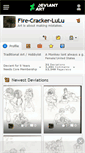 Mobile Screenshot of fire-cracker-lulu.deviantart.com