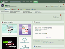 Tablet Screenshot of kazyow.deviantart.com