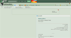 Desktop Screenshot of hellhoundhero.deviantart.com