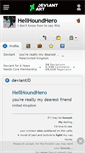Mobile Screenshot of hellhoundhero.deviantart.com