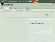 Tablet Screenshot of hellhoundhero.deviantart.com