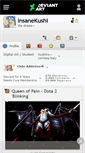 Mobile Screenshot of insanekushi.deviantart.com