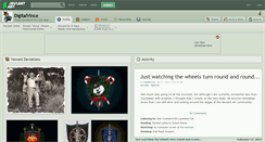Desktop Screenshot of digitalvince.deviantart.com