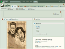 Tablet Screenshot of maritze.deviantart.com