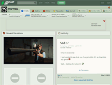 Tablet Screenshot of murmau.deviantart.com