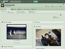 Tablet Screenshot of irockyoursocks.deviantart.com