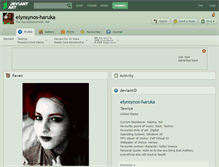 Tablet Screenshot of elynsynos-haruka.deviantart.com