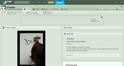 Desktop Screenshot of anaclara.deviantart.com