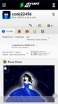 Mobile Screenshot of code22456.deviantart.com