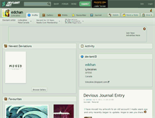 Tablet Screenshot of edchan.deviantart.com