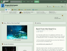 Tablet Screenshot of gregorytheimpaler.deviantart.com