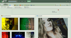 Desktop Screenshot of lilevry.deviantart.com