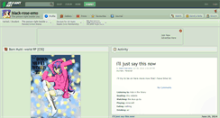 Desktop Screenshot of black-rose-emo.deviantart.com