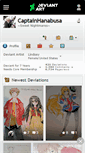 Mobile Screenshot of captainhanabusa.deviantart.com