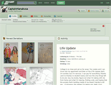 Tablet Screenshot of captainhanabusa.deviantart.com