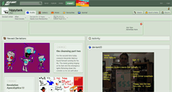 Desktop Screenshot of hippytank.deviantart.com
