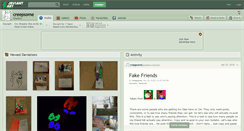 Desktop Screenshot of creepsome.deviantart.com