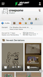 Mobile Screenshot of creepsome.deviantart.com