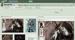 Desktop Screenshot of black-ratchet.deviantart.com