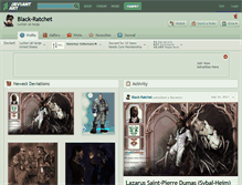 Tablet Screenshot of black-ratchet.deviantart.com