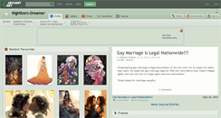 Desktop Screenshot of nightborn-dreamer.deviantart.com