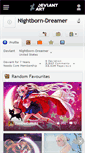 Mobile Screenshot of nightborn-dreamer.deviantart.com