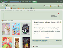 Tablet Screenshot of nightborn-dreamer.deviantart.com